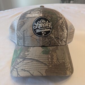 NWOT Ole Smoky Tennessee Moonshine Camo Mesh Trucker Hat